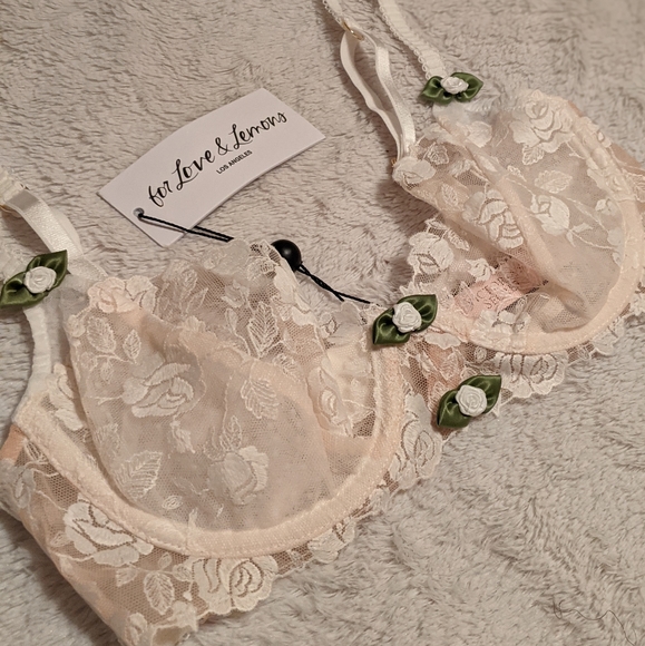 For Love and Lemons Sweatheart Lace Bra - Picture 5 of 6